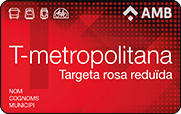 <p><strong>T-metropolitana Tarjeta rosa reducida</strong></p>