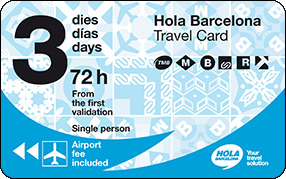 <p><strong>Hola Barcelona Travel Card 3 days</strong></p>