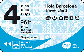 <p><strong>Hola Barcelona Travel Card 4 days</strong></p>