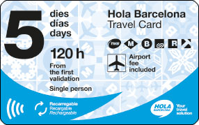 <p><strong>Hola Barcelona Travel Card 5 días</strong></p>