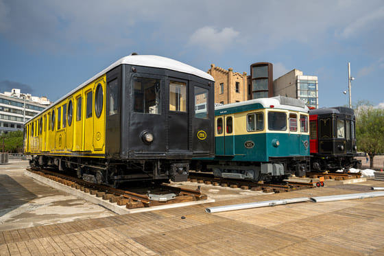 Vista diürna dels trens